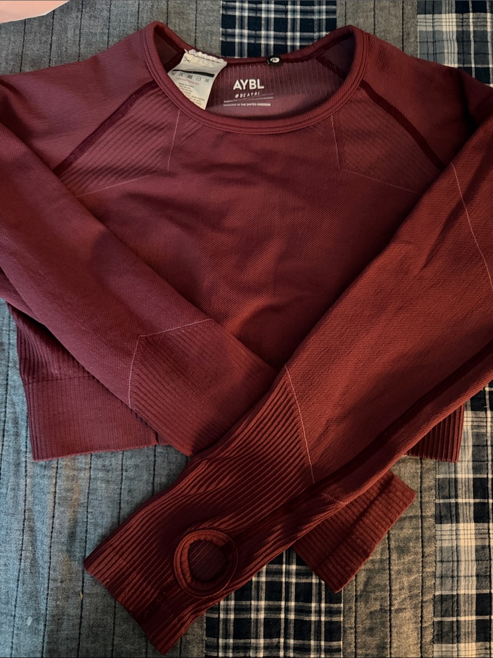 AYBL ladies Deep Maroon Crewneck Sweater